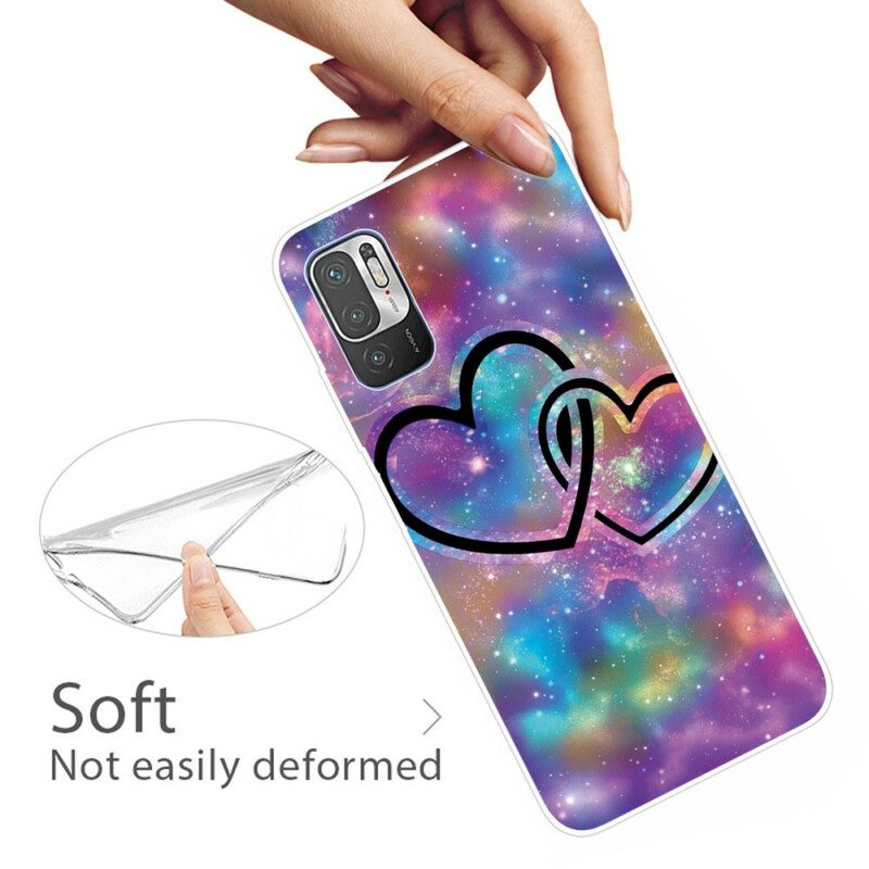 Cover Poco M3 Pro 5G Cuori Incatenati