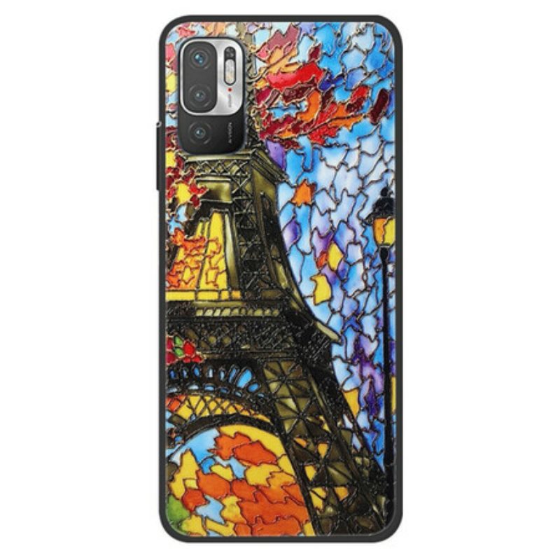 Cover Poco M3 Pro 5G Disegno Della Torre Eiffel