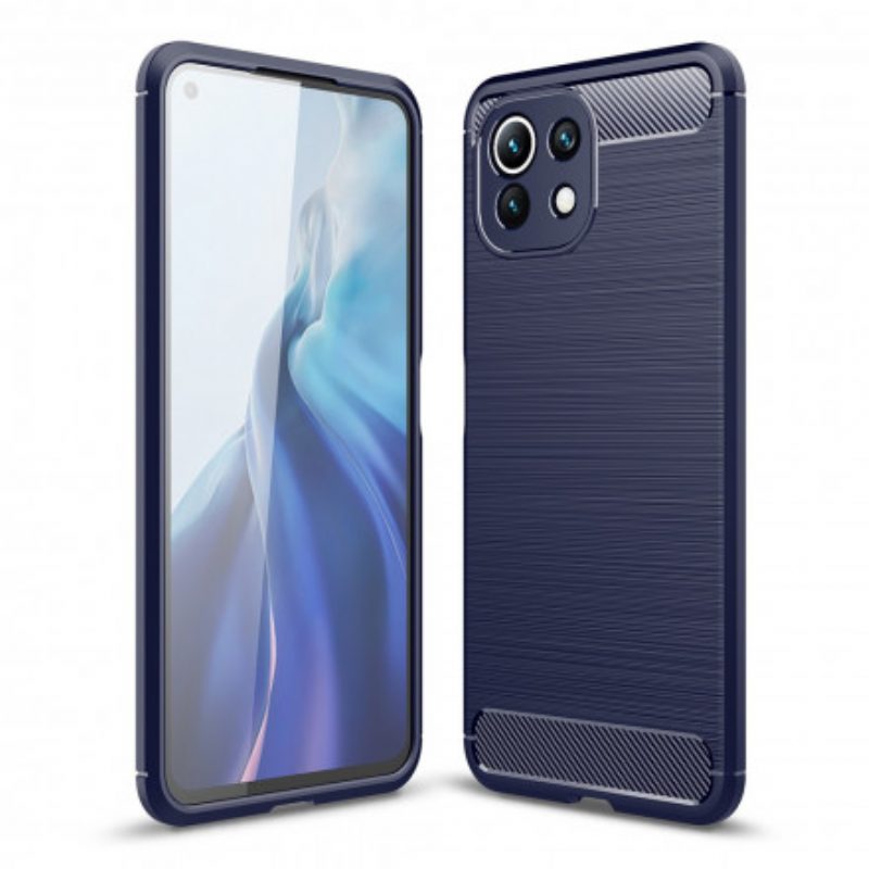 Cover Poco M3 Pro 5G Fibra Di Carbonio Spazzolata