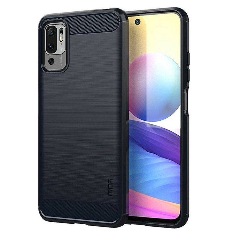 Cover Poco M3 Pro 5G Fibra Di Carbonio Spazzolata Mofi