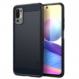 Cover Poco M3 Pro 5G Fibra Di Carbonio Spazzolata Mofi