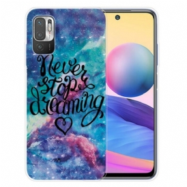 Cover Poco M3 Pro 5G Non Smettere Mai Di Sognare