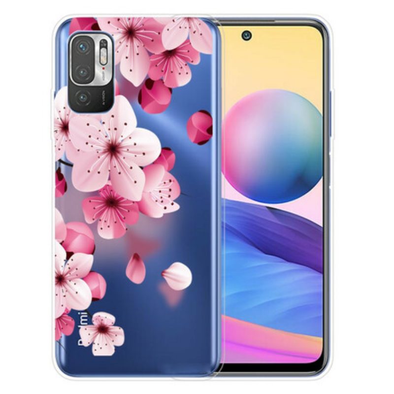 Cover Poco M3 Pro 5G Piccoli Fiori Rosa