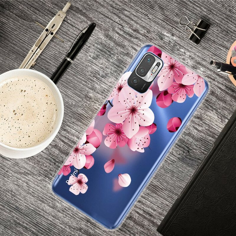 Cover Poco M3 Pro 5G Piccoli Fiori Rosa