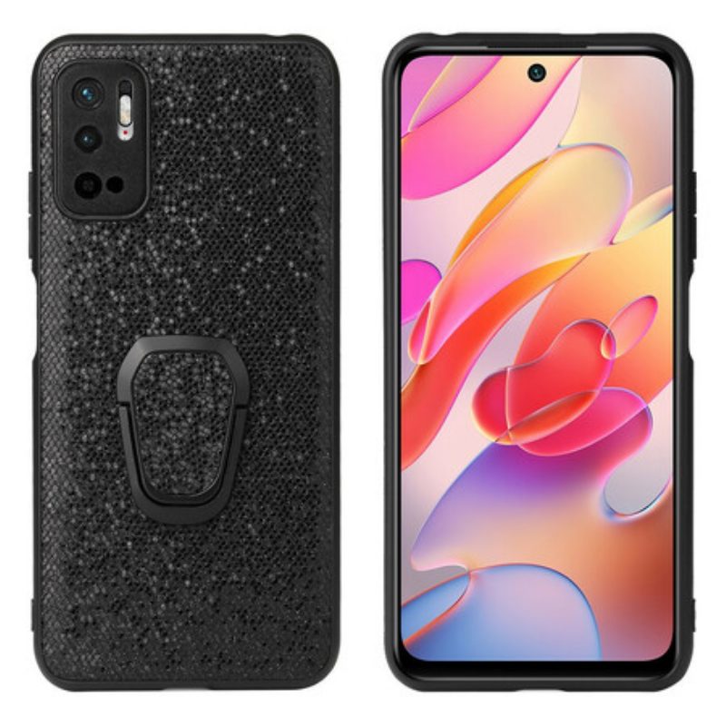 Cover Poco M3 Pro 5G Staffa Ad Anello Glitterata