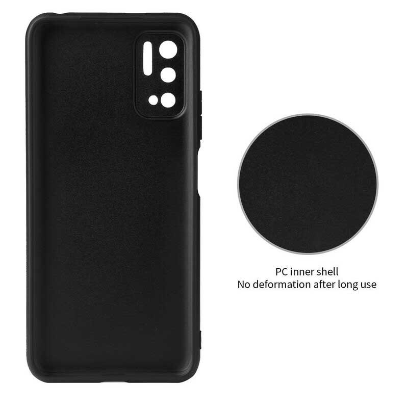 Cover Poco M3 Pro 5G Supporto Anello In Fibra Di Carbonio