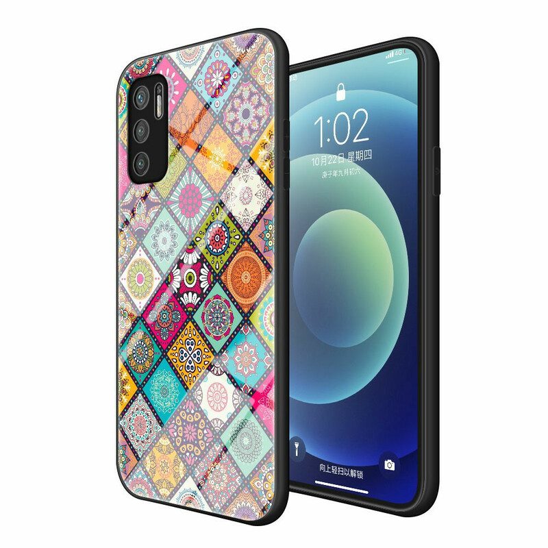 Cover Poco M3 Pro 5G Supporto Magnetico Patchwork