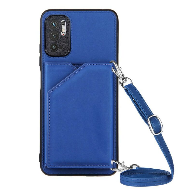 Cover Poco M3 Pro 5G Tracolla Portacarte