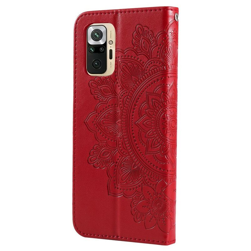 Custodia in pelle Poco M3 Pro 5G Mandala