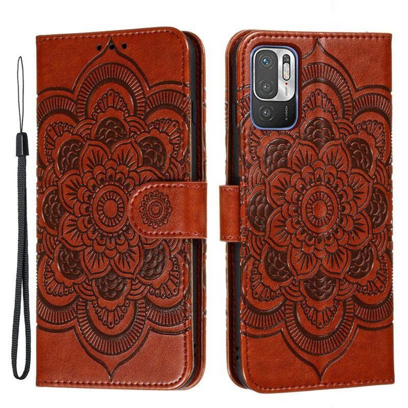 Custodia in pelle Poco M3 Pro 5G Mandala Completo