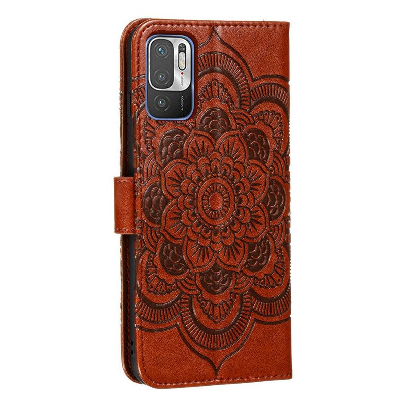 Custodia in pelle Poco M3 Pro 5G Mandala Completo