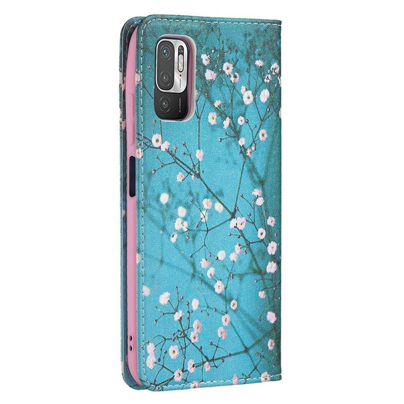 Folio Cover Poco M3 Pro 5G Custodia in pelle Rami