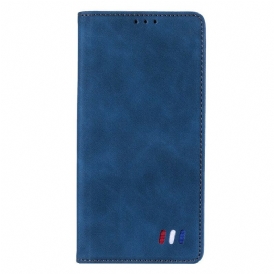 Folio Cover Poco M3 Pro 5G Custodia in pelle Stile In Pelle Tricolore