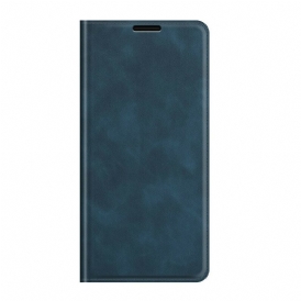 Folio Cover Poco M3 Pro 5G Custodia in pelle Tocco Setoso