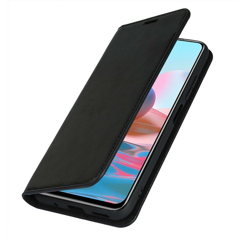 Folio Cover Poco M3 Pro 5G Custodia in pelle Pelle Vera