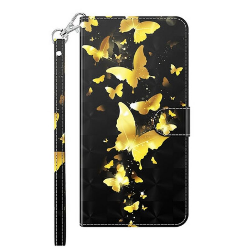 Folio Cover Poco M3 Pro 5G Farfalle Gialle