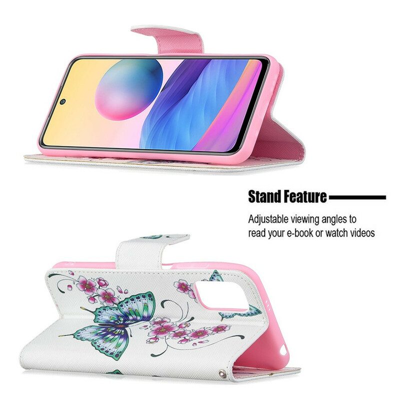 Folio Cover Poco M3 Pro 5G Meravigliose Farfalle