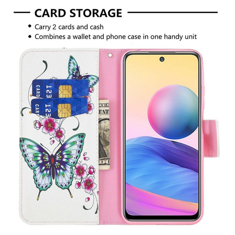 Folio Cover Poco M3 Pro 5G Meravigliose Farfalle