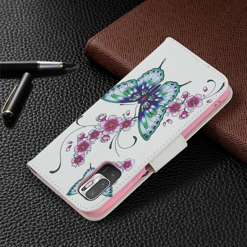 Folio Cover Poco M3 Pro 5G Meravigliose Farfalle