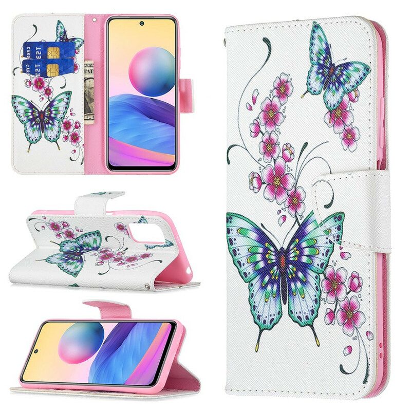 Folio Cover Poco M3 Pro 5G Meravigliose Farfalle