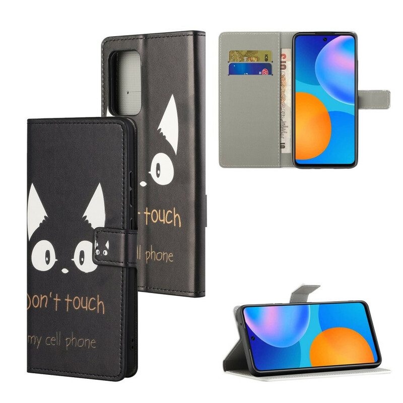 Folio Cover Poco M3 Pro 5G Non Toccare Il Mio Cellulare