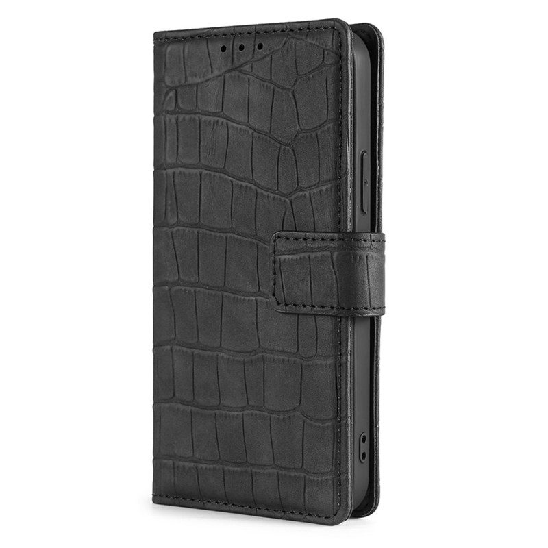 Custodia in pelle Honor 50 SE Coccodrillo Classico