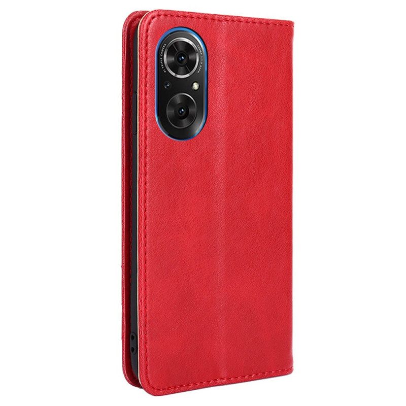 Folio Cover Honor 50 SE Custodia in pelle Rivetti Decorativi