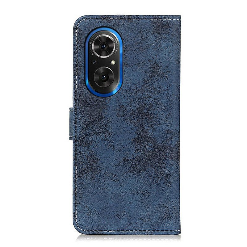 Folio Cover Honor 50 SE Effetto Pelle Vintage