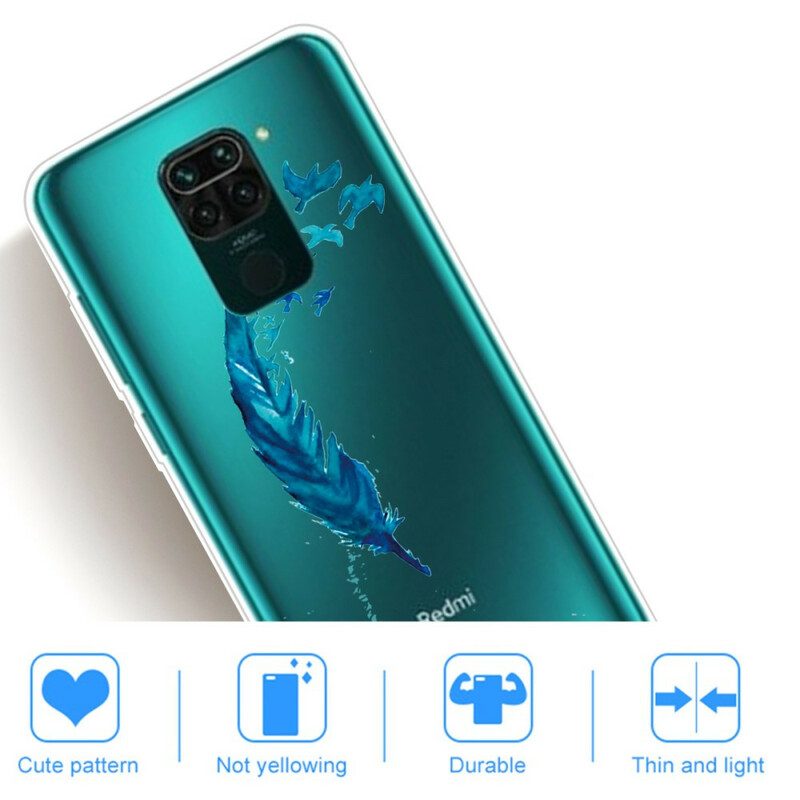 Cover Xiaomi Redmi Note 9 Bella Piuma Blu