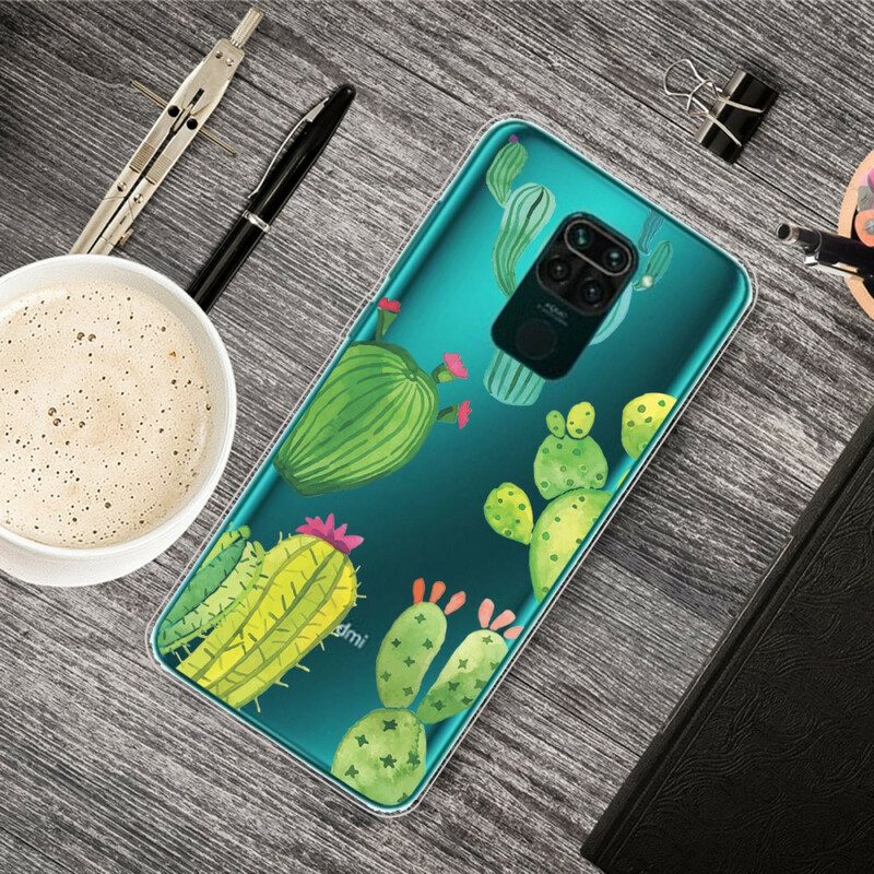 Cover Xiaomi Redmi Note 9 Cactus Dell'acquerello