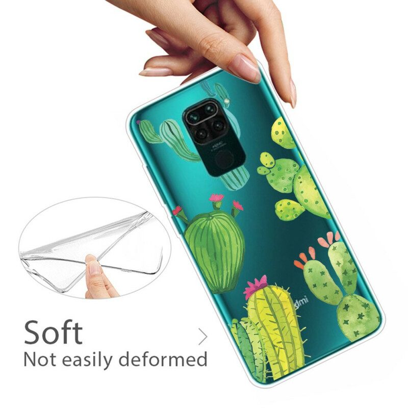 Cover Xiaomi Redmi Note 9 Cactus Dell'acquerello