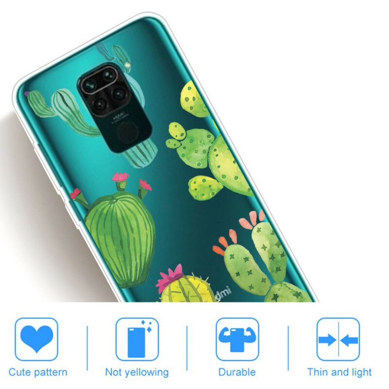 Cover Xiaomi Redmi Note 9 Cactus Dell'acquerello