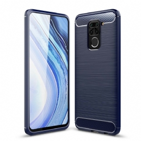 Cover Xiaomi Redmi Note 9 Fibra Di Carbonio Spazzolata