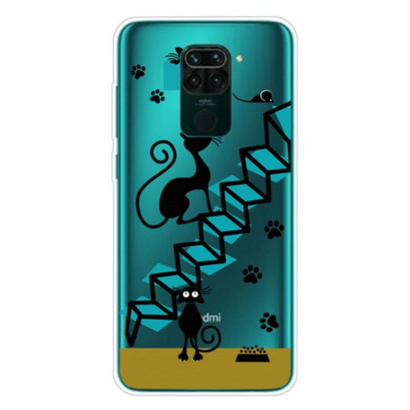 Cover Xiaomi Redmi Note 9 Gatti Divertenti