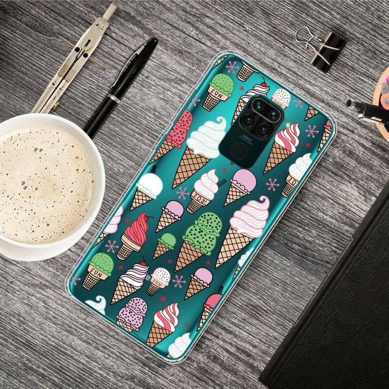 Cover Xiaomi Redmi Note 9 Gelato Alla Crema Colorata