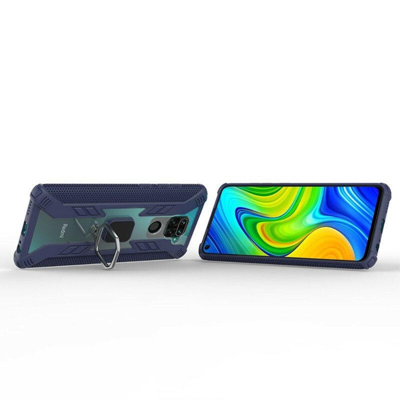 Cover Xiaomi Redmi Note 9 Guerriero Con Anello