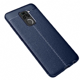 Cover Xiaomi Redmi Note 9 Linea Litchi Double Effetto Pelle