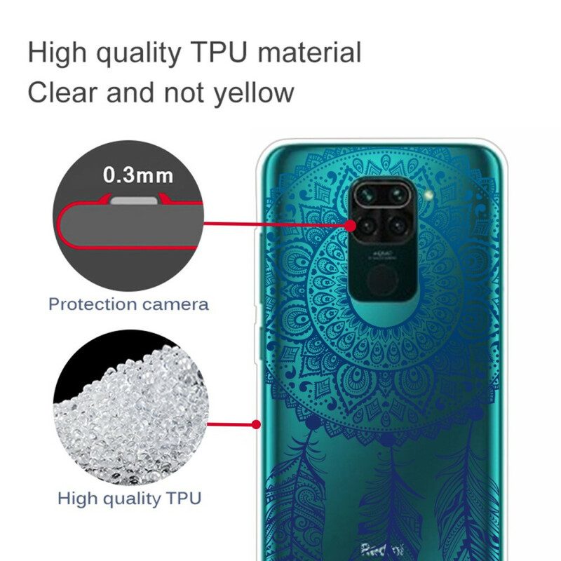 Cover Xiaomi Redmi Note 9 Mandala A Fiore Singolo