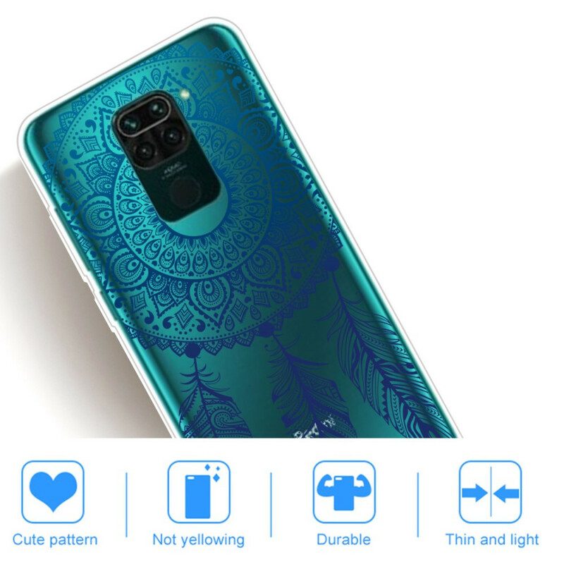 Cover Xiaomi Redmi Note 9 Mandala A Fiore Singolo