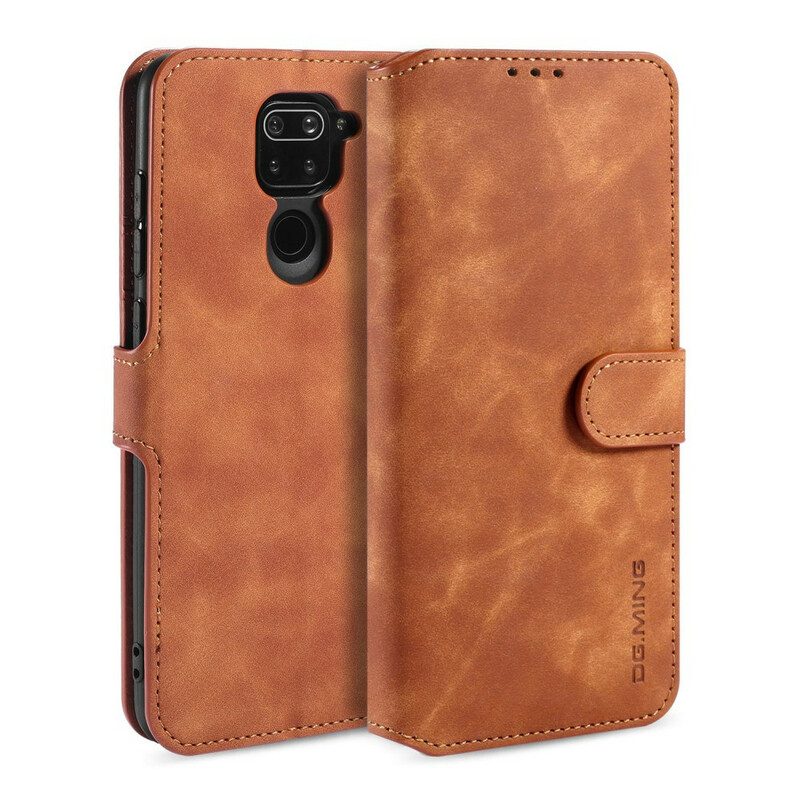 Custodia in pelle Xiaomi Redmi Note 9 Dg.ming Retro