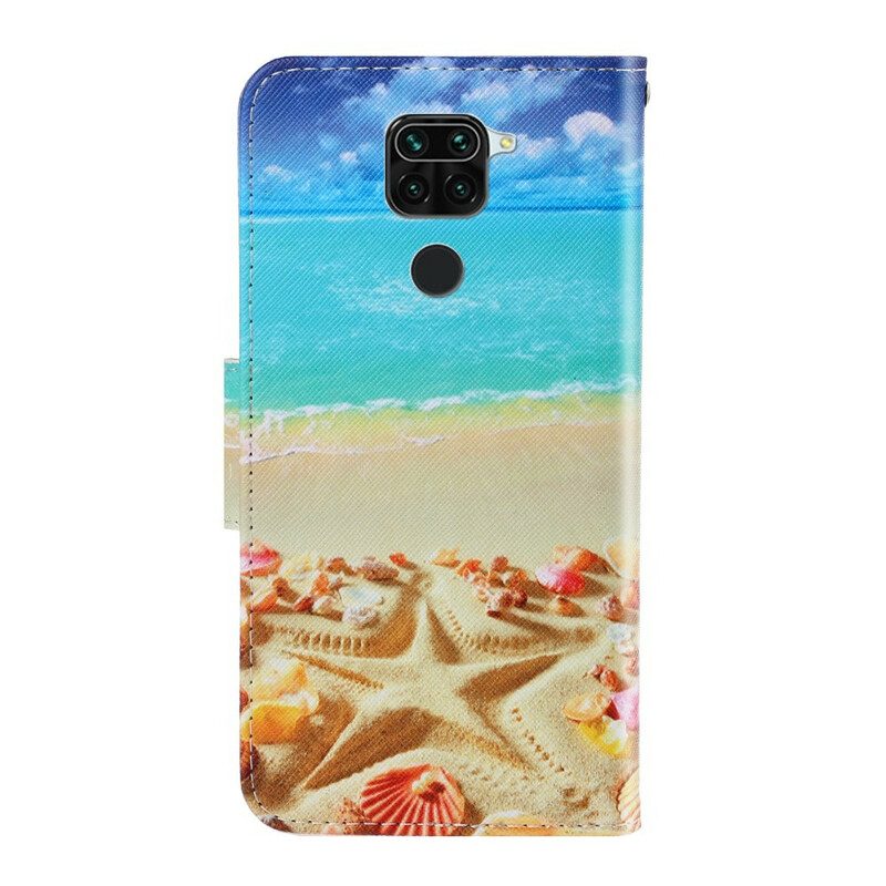 Custodia in pelle Xiaomi Redmi Note 9 Spiaggia Del Cordino