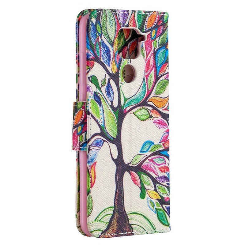 Folio Cover Xiaomi Redmi Note 9 Albero Colorato