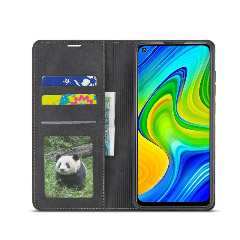 Folio Cover Xiaomi Redmi Note 9 Custodia in pelle Forwenw Effetto Pelle