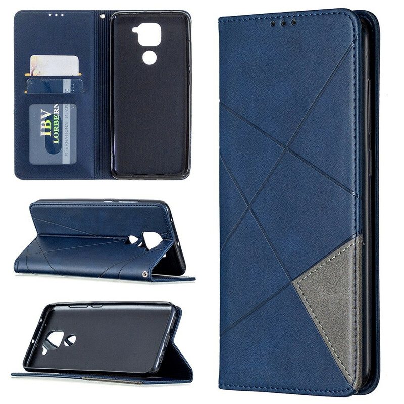 Folio Cover Xiaomi Redmi Note 9 Custodia in pelle Stile D'artista