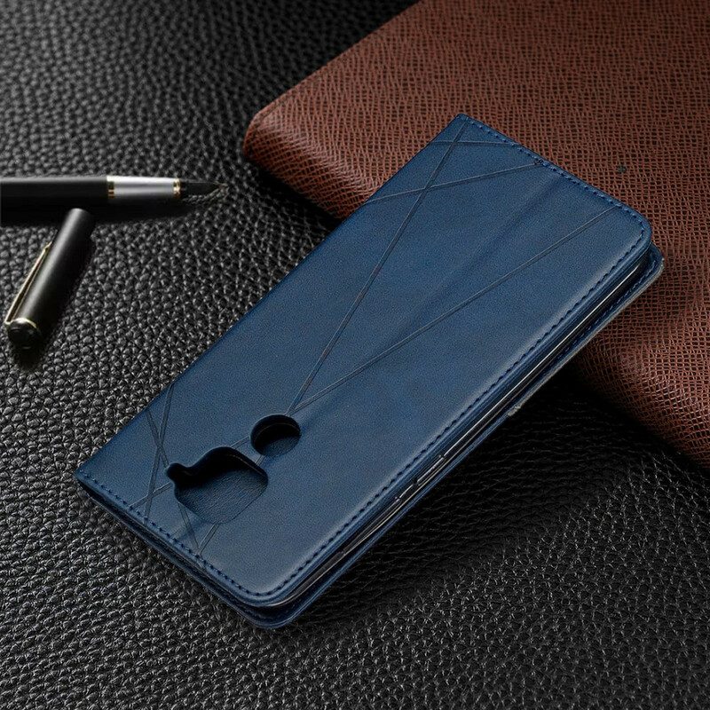 Folio Cover Xiaomi Redmi Note 9 Custodia in pelle Stile D'artista