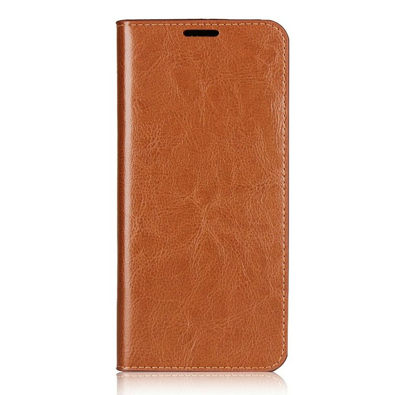 Folio Cover Xiaomi Redmi Note 9 Custodia in pelle Pelle Vera