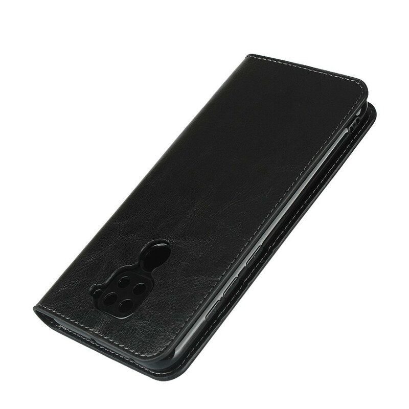 Folio Cover Xiaomi Redmi Note 9 Custodia in pelle Pelle Vera