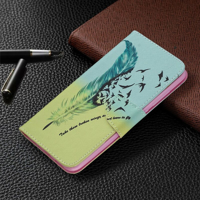 Folio Cover Xiaomi Redmi Note 9 Impara A Volare