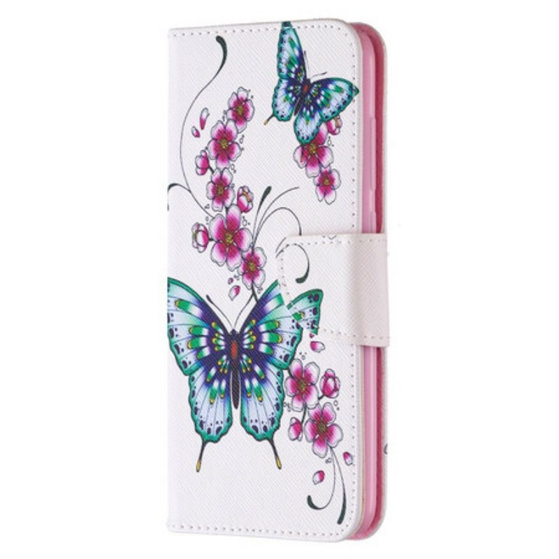 Folio Cover Xiaomi Redmi Note 9 Meravigliose Farfalle