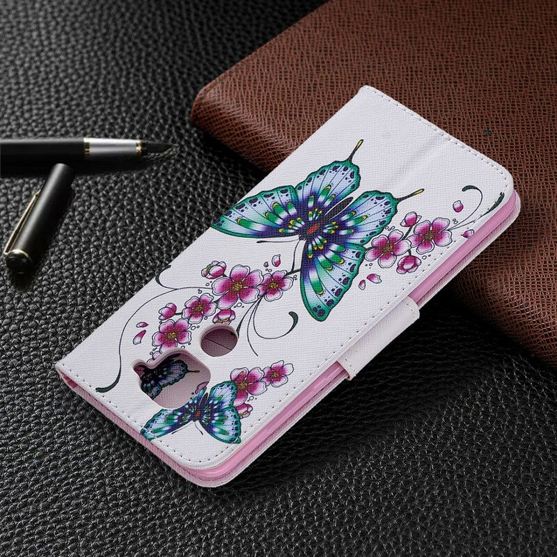 Folio Cover Xiaomi Redmi Note 9 Meravigliose Farfalle